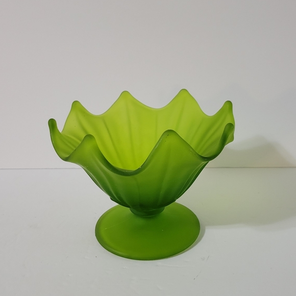 Westmorland Satin Glass Compote